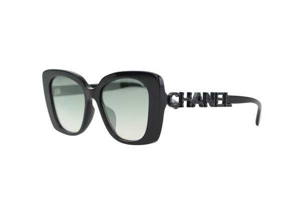 chanel shades black