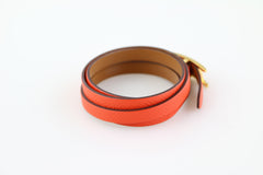 Capucines Epsom Behapi Double Tour Bracelet
