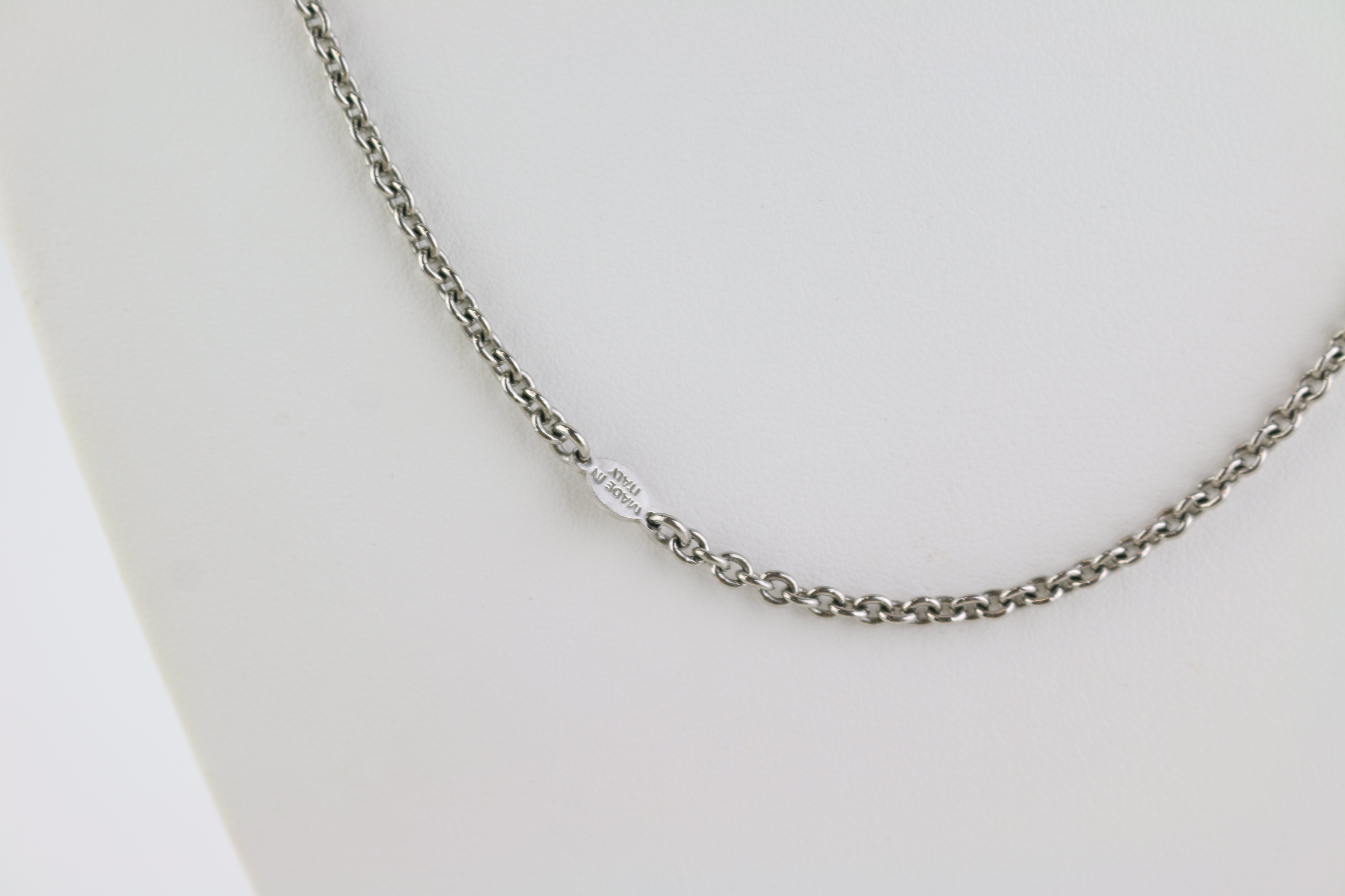 Silver/Crystal Skull Necklace