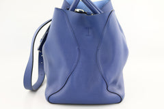 Blue Supple Large Open Bar Tote