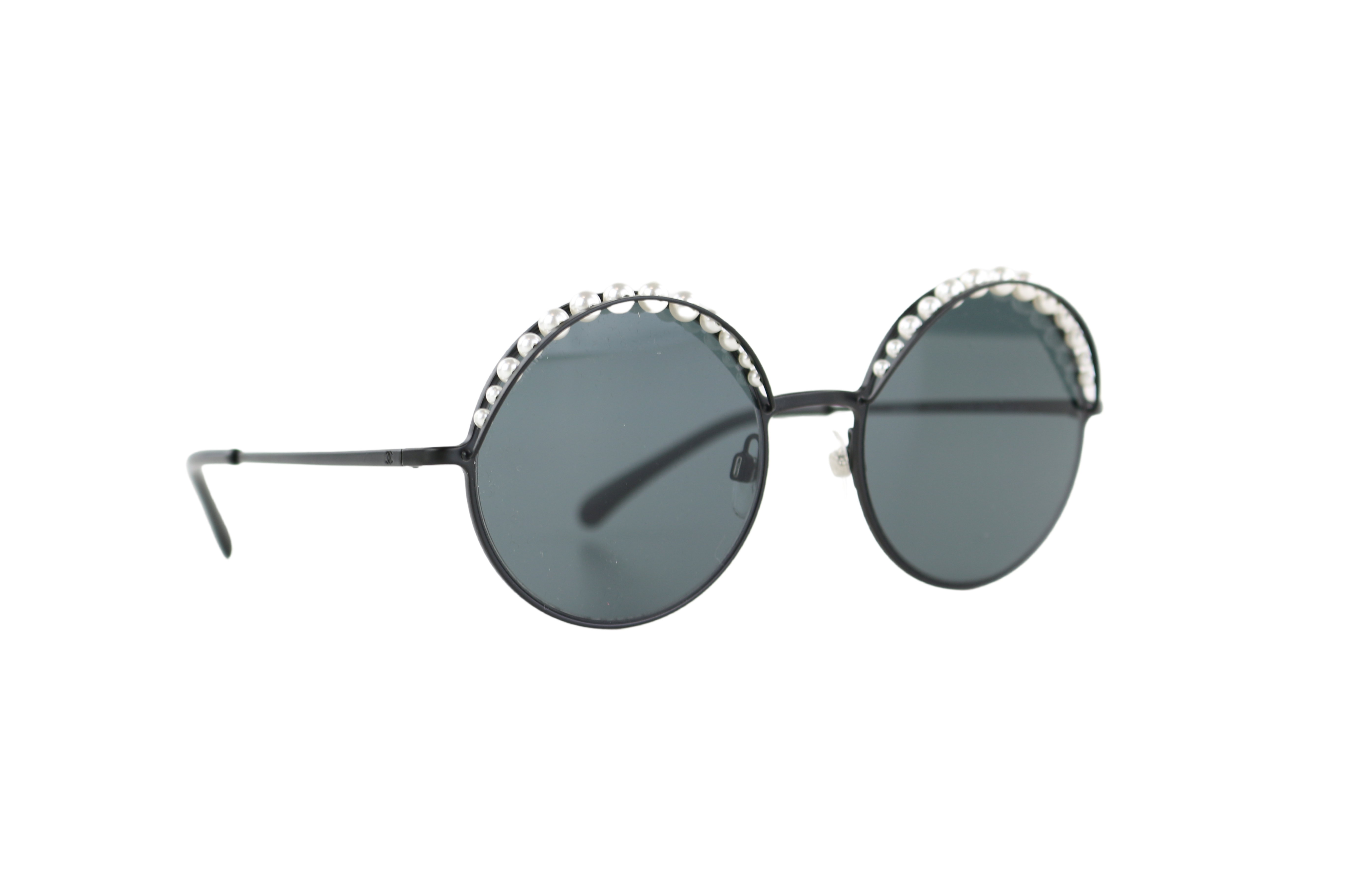 Black Pearl/Round Sunglasses