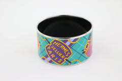Teal/Orange/Purple Extra Wide Bangle