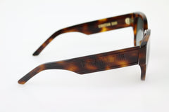 Tortoise Round Acetate Sunglasses