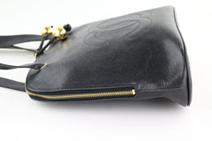 Vintage Black Caviar Timeless Zip Tote