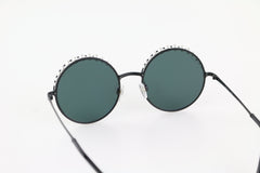 Black Pearl/Round Sunglasses