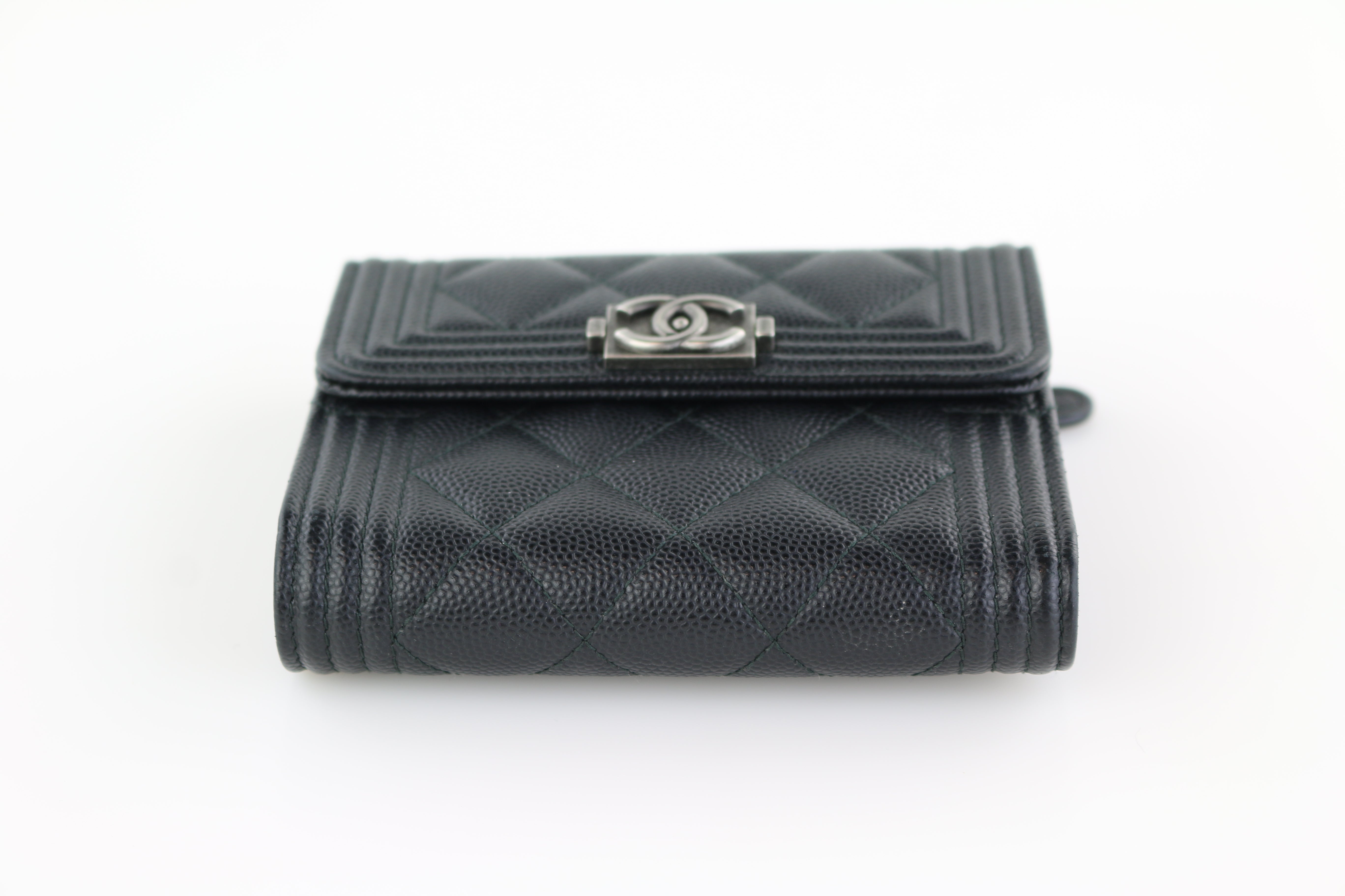 chanel caviar wallet small
