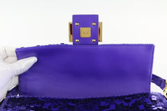 Purple Sequin Baguette