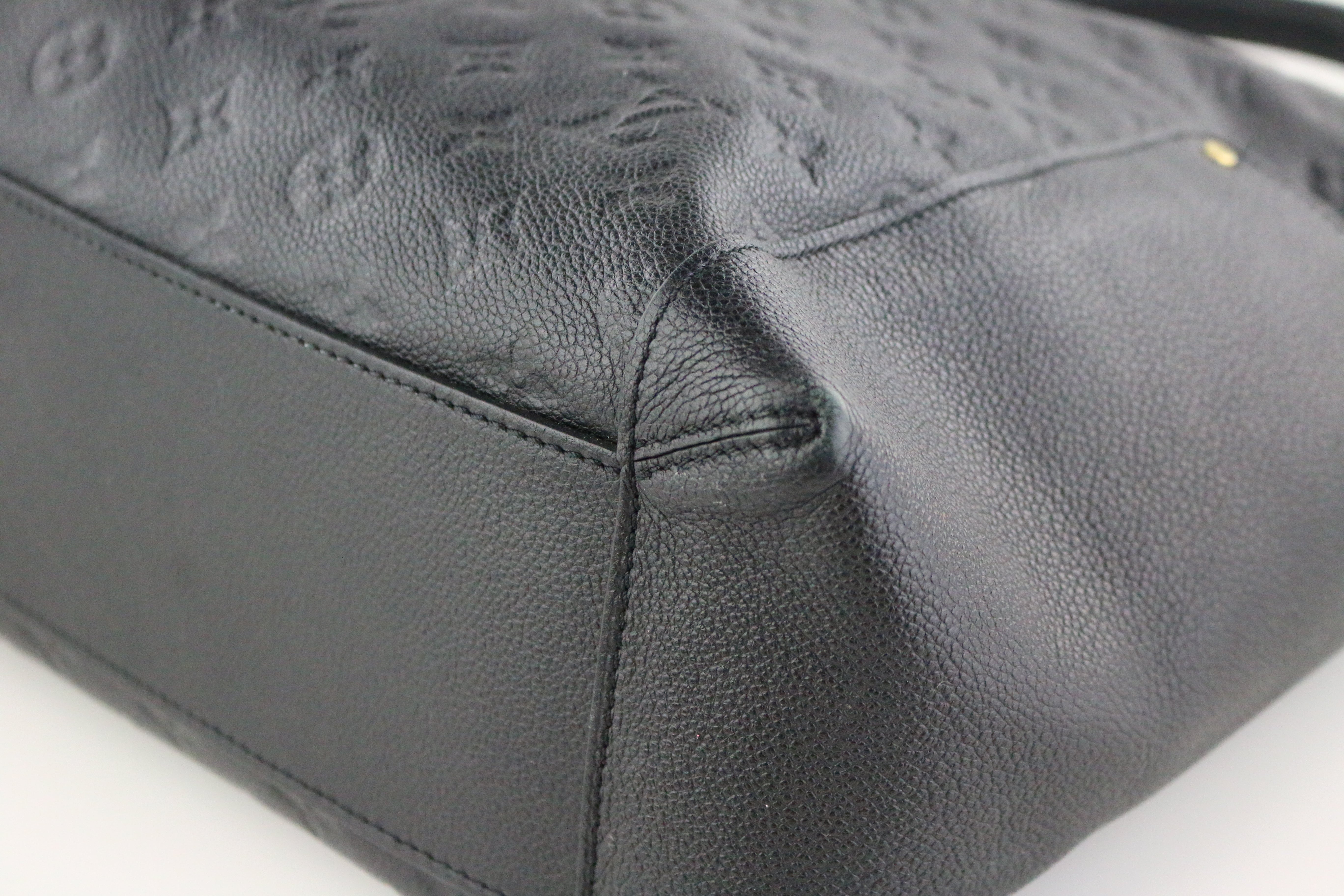 Louis Vuitton Bagatelle Hobo Monogram Empreinte Leather Neutral