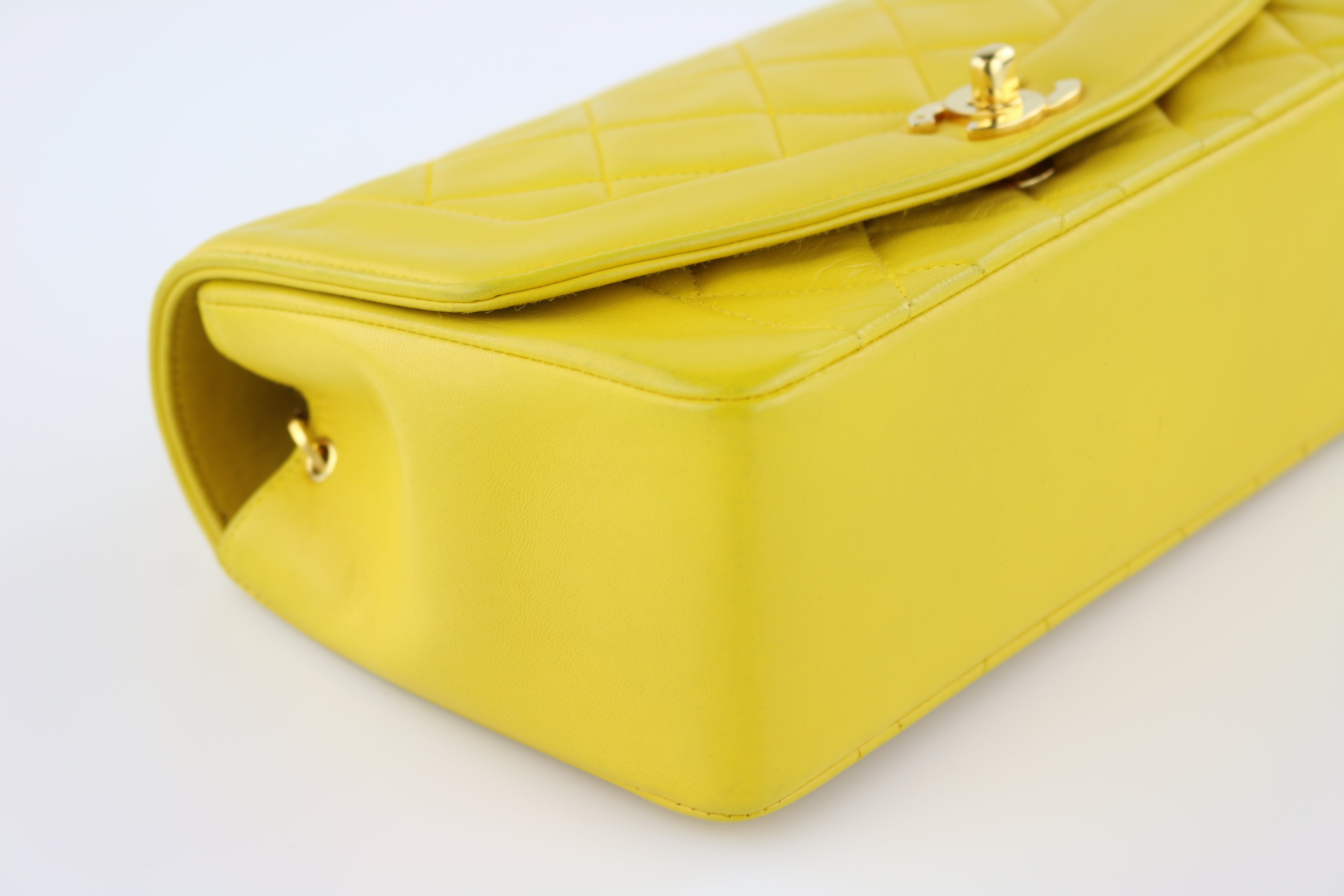 Yellow Small Diana Flap – Opulent Habits