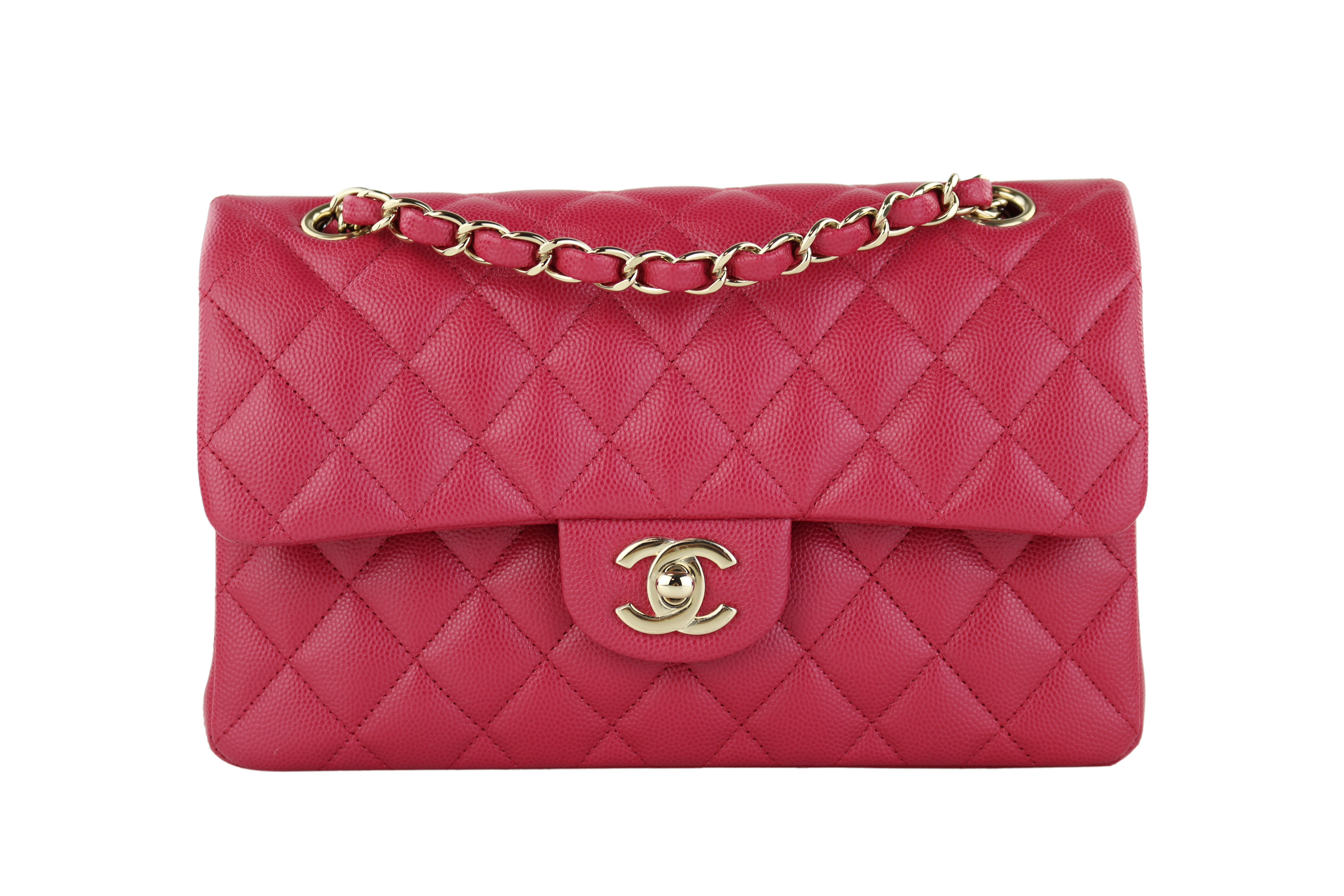 Chanel classic flap small discount caviar