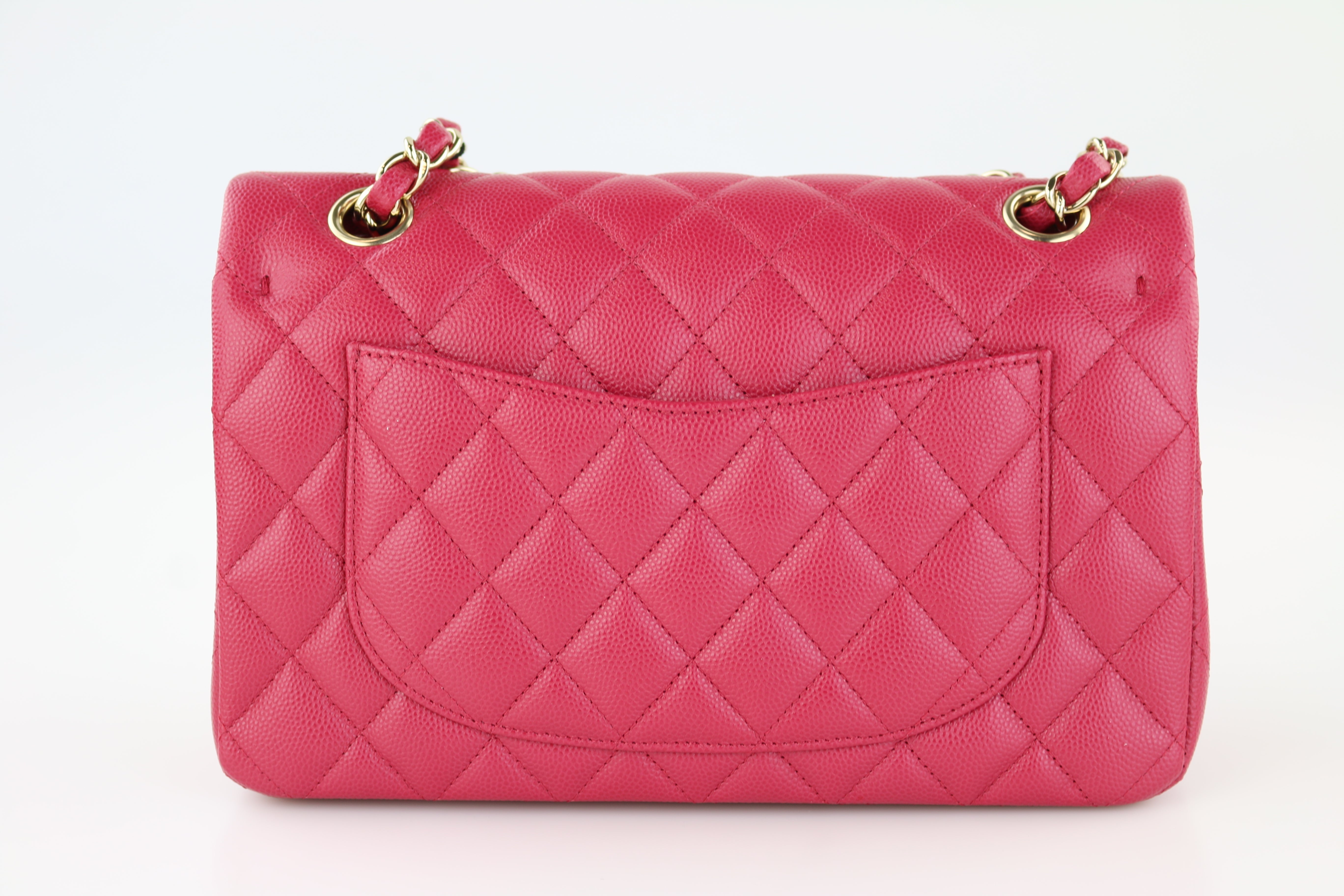 women s pink chanel bag new