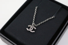 Ruthenium/Crystal CC Necklace