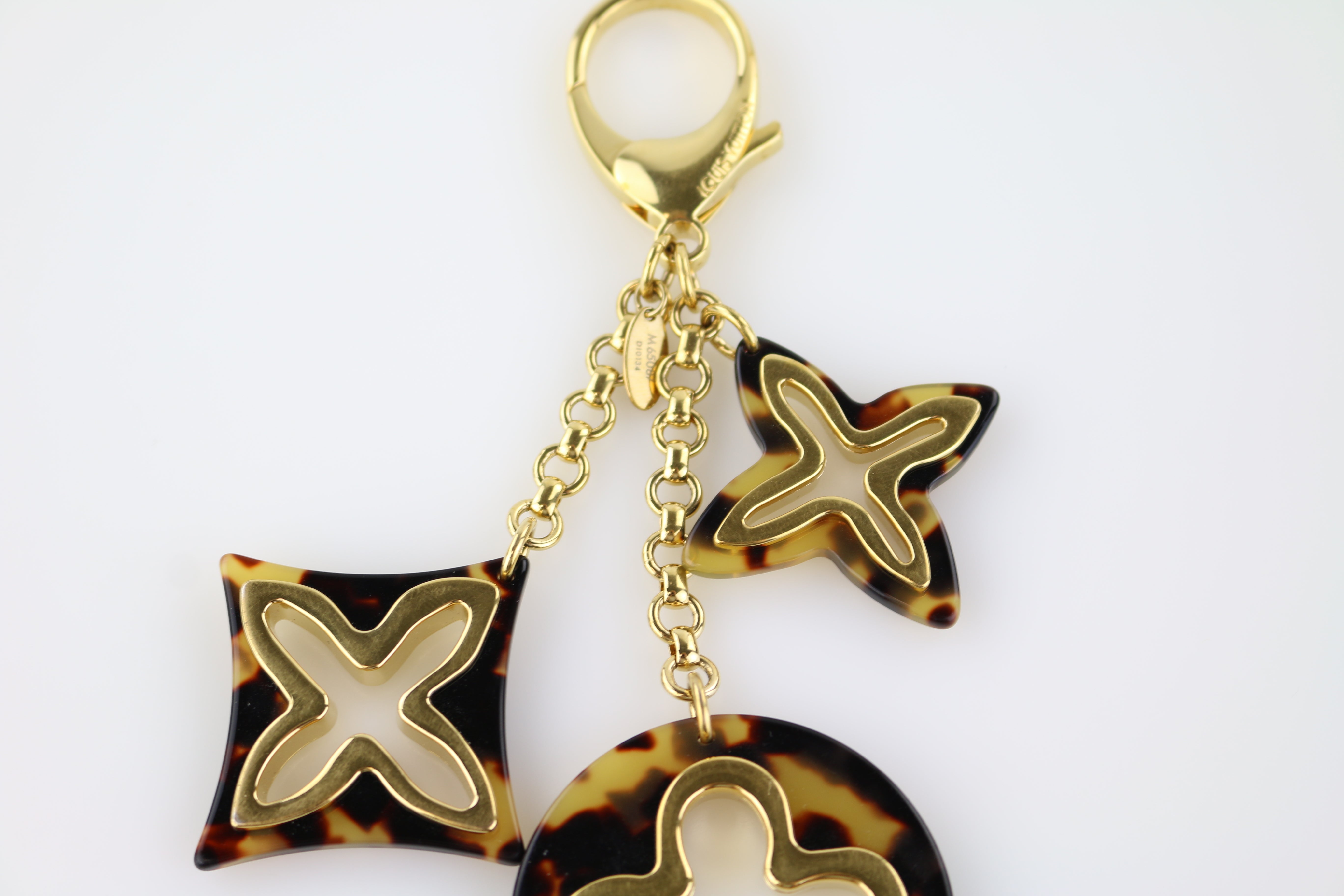 Louis Vuitton Resin Insolence Bag Charm Gold