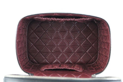 Black Lambskin Large Vanity Pouch