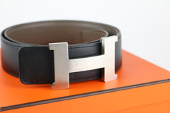Grey/Black Reversible 95cm Belt