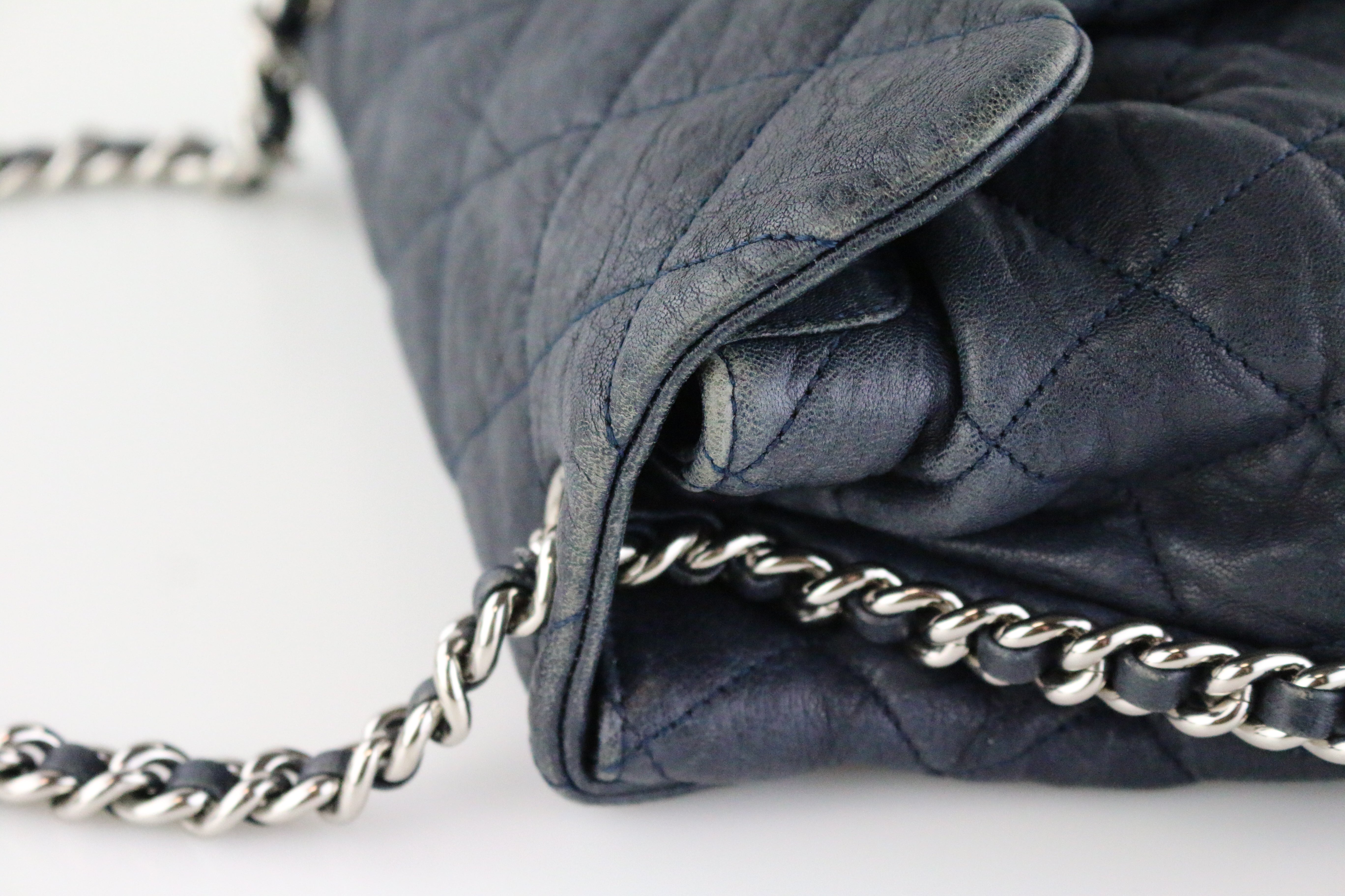 Chanel Quilted Cc Vintage Flap Bag Chain Shoulder Bag Calfskin