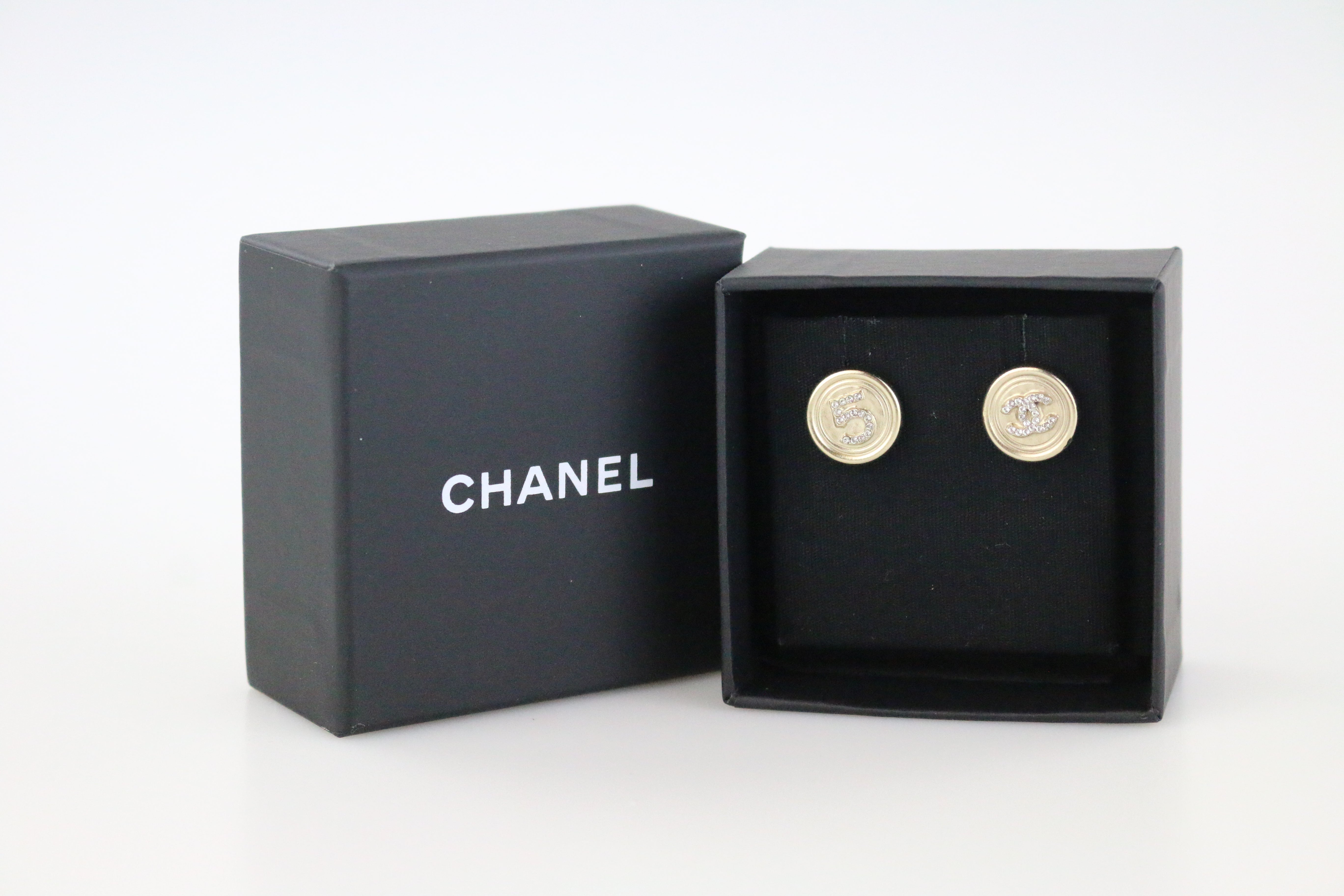 Chanel Button Earrings – LUXURY DESIGNER RESALE