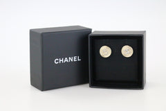 CC No.5 Round Button Stud Earrings