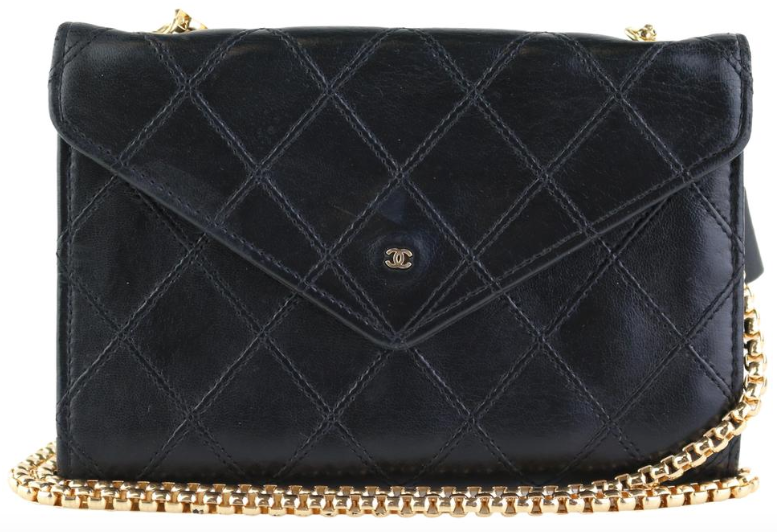 Chanel Black Quilted Lambskin Vintage Flap Bag – The Hosta